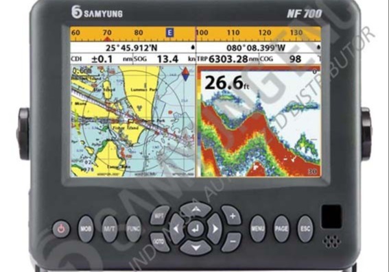 Samyung NF-700 - 7.0" LCD Chart Plotter-Fish Finder Stainless Steel